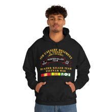 Load image into Gallery viewer, Unisex Heavy Blend Hooded Sweatshirt - Army - F Troop 4th Cav - Hunter Killer w Vietnam War SVC