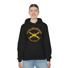 Load image into Gallery viewer, Unisex Heavy Blend™ Hooded Sweatshirt - Army - 2nd Bn 4th Field Artillery Regt - 105mm w Arty Br