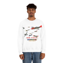 Load image into Gallery viewer, Unisex Heavy Blend Crewneck Sweatshirt - Army - AAC - 332nd Fighter Group - Red Tails - At War