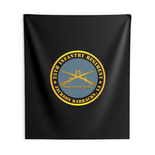 Load image into Gallery viewer, Indoor Wall Tapestries - Army - 25th Infantry Regiment - Jackson Barracks, LA - Buffalo Soldiers w Inf Branch