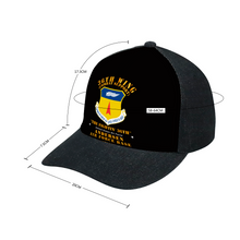 Load image into Gallery viewer, Adult Denim Black Baseball Hat - 36th Wing - Anderson Air Force Base - Guam