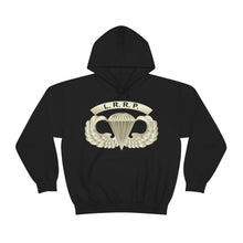 Load image into Gallery viewer, Unisex Heavy Blend Hooded Sweatshirt - Army - LRRP - Basic Airborne Badge w LRRP Tab X 300