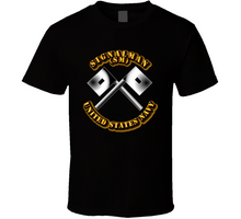 Load image into Gallery viewer, Navy - Rate - Signalman - T-Shirts - Classic