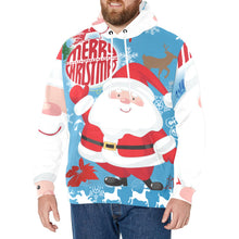 Load image into Gallery viewer, Merry Christmas New Men's All-Over Print Hoodie (Model H55)