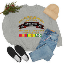 Load image into Gallery viewer, Unisex Heavy Blend Crewneck Sweatshirt - Army - F Troop, 4th Cavalry, Hunter Killer Team, Vietnam War with Vietnam Service Ribbons