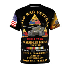Load image into Gallery viewer, AOP - Cold War Vet - 2nd Armored Division - Lucius D. Clay Kaserne, Garlstedt, Germany - M60A1 Tank w Cold Svc X 300