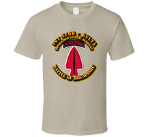Load image into Gallery viewer, Battle of Mogadishu - 1st Special Forces Operational Detachment "Delta" (SFOD), Operation Gothic Serpent T Shirt, Premium and Hoodie