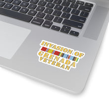 Load image into Gallery viewer, Kiss-Cut Stickers - Army - Grenada Invasion Veteran w EXP SVC