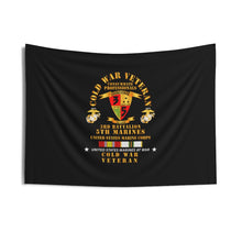 Load image into Gallery viewer, Indoor Wall Tapestries - USMC - Cold War Vet - 3rd Bn, 5th Marines w COLD SVC X 300