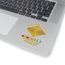 Load image into Gallery viewer, Kiss-Cut Stickers - Army - Finance Corps - Vietnam Vet w VN SVC X300