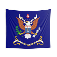 Load image into Gallery viewer, Indoor Wall Tapestries - 11th Infantry Regiment - SEMPER FIDELIS - Regimental Colors Tapestry