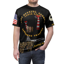 Load image into Gallery viewer, All Over Printing - Army - Airborne Life - Fort Benning Georgia - Front Back - LR Sleeve