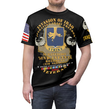 Load image into Gallery viewer, All Over Printing - Army - 1st Bn 502nd Infantry Regiment - Air Assault - OIF - Invasion - 2003 w Iraq Svc