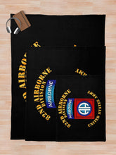 Load image into Gallery viewer, Army - 82nd Airborne Division - SSI - Ver 2 Throw Blanket