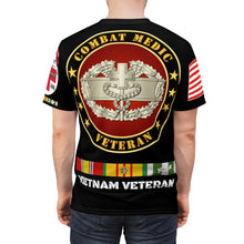 Load image into Gallery viewer, AOP - Vietnam - 57th Medical Detachment with Combat Medic Badge with Vietnam Service Ribbons