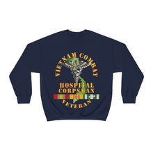Load image into Gallery viewer, Unisex Heavy Blend Crewneck Sweatshirt - USN - USMC - Vietnam Combat Veteran Hospital Corpsman X 300