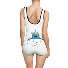 Load image into Gallery viewer, Women's Vintage Swimsuit - Great White Shark with Entourage