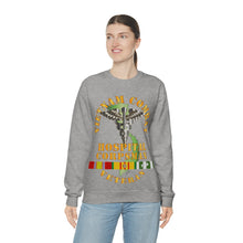 Load image into Gallery viewer, Unisex Heavy Blend Crewneck Sweatshirt - USN - USMC - Vietnam Combat Veteran Hospital Corpsman X 300