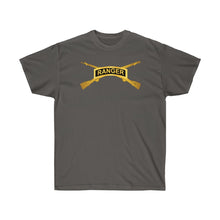 Load image into Gallery viewer, Unisex Ultra Cotton Tee - Ranger - Airborne Infantry Front - Back - Mass Tactical Airborne Operation