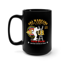 Load image into Gallery viewer, Black Mug 15oz - SOF - USMC Force Recon - Ski Warfare - Ski Combat - Winter Warfare X 300