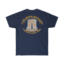 Load image into Gallery viewer, Unisex Ultra Cotton Tee - DUI - Army - 17th Signal Battalion - Branch - USA
