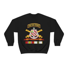 Load image into Gallery viewer, Unisex Heavy Blend Crewneck Sweatshirt - Army - 8th Field Artillery w Br - Ribbon COLD WAR Vet Tab
