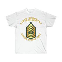 Load image into Gallery viewer, Unisex Ultra Cotton Tee - Army - First Sergeant - 1SG - Retired