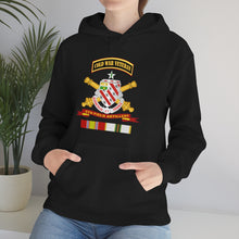 Load image into Gallery viewer, Unisex Heavy Blend Hooded Sweatshirt - Army - 8th Field Artillery w Br - Ribbon COLD WAR Vet Tab