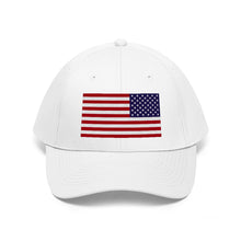 Load image into Gallery viewer, Unisex Twill Hat - United States Flag Hat - Direct to Garment (DTG) - Printed