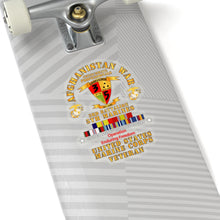 Load image into Gallery viewer, Kiss-Cut Stickers - USMC - Afghanistan War Veteran - 3rd Bn, 5th Marines - OEF w CAR AFGHAN SVC