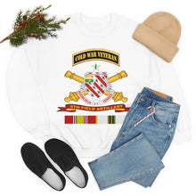 Load image into Gallery viewer, Unisex Heavy Blend Crewneck Sweatshirt - Army - 8th Field Artillery w Br - Ribbon COLD WAR Vet Tab