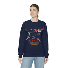 Load image into Gallery viewer, Unisex Heavy Blend Crewneck Sweatshirt - Army - AAC - 332nd Fighter Group - Red Tails - At War