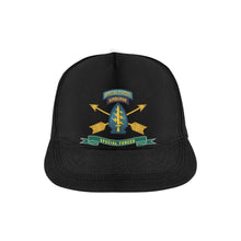 Load image into Gallery viewer, All Over Print Snapback Cap D - Special Forces - SSI w Tab - Br - Ribbon X 300