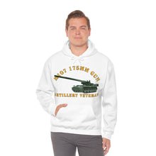 Load image into Gallery viewer, Unisex Heavy Blend™ Hooded Sweatshirt - Army - M107 - 175mm Gun - Artillery Veteran