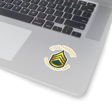 Load image into Gallery viewer, Kiss-Cut Stickers - Army - Staff Sergeant - SSG - Combat Veteran