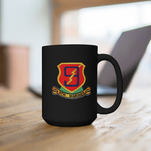Load image into Gallery viewer, Black Mug 15oz - USMC - 9th Marine Regiment wo Txt
