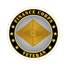 Load image into Gallery viewer, Kiss-Cut Stickers - Army - Finance Corps Veteran