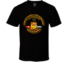 Load image into Gallery viewer, 2nd Battalion, 11th Artillery (155mm Towed) With Vietnam War Service Ribbon T Shirt, Premium and Hoodie