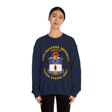 Load image into Gallery viewer, Unisex Heavy Blend Crewneck Sweatshirt - Army - 21st Infantry Regt - Gimlet