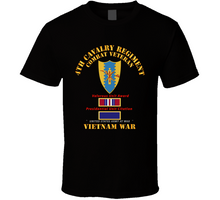 Load image into Gallery viewer, Army - 4th Cavalry Regiment, Vietnam War, Presidential Unit Citation and Valorous Unit Award - T Shirt, Premium and Hoodie
