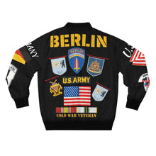 Load image into Gallery viewer, Men's AOP Bomber Jacket - Berlin Germany - Cold War Veteran