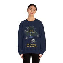 Load image into Gallery viewer, Unisex Heavy Blend Crewneck Sweatshirt - Army - Cavalry Hat - Air Assault w Branch w Slicks