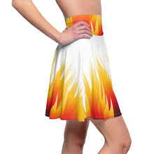 Load image into Gallery viewer, Women's Skater Skirt (AOP) - Flaming Skirt