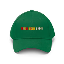 Load image into Gallery viewer, Vietnam War Service Ribbon Bar - Unisex Twill Hat - Direct to Garment (DTG) Printed
