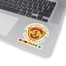 Load image into Gallery viewer, Kiss-Cut Stickers - USMC - 1st MP Battalion - Vietnam Veteran