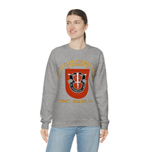 Load image into Gallery viewer, Unisex Heavy Blend Crewneck Sweatshirt - Army - 7th Special Forces Group W Flash - Fbnc