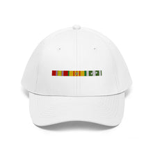 Load image into Gallery viewer, Vietnam War Service Ribbon Bar - Unisex Twill Hat - Direct to Garment (DTG) Printed