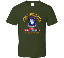 Load image into Gallery viewer, Special Operations Forces - Operation Rhino - Afghanistan - 160th Special Operations Aviation Regiment With Service Ribbon T Shirt, Premium & Hoodie