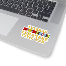 Load image into Gallery viewer, Kiss-Cut Stickers - USMC - Veteran Lebanese Civil War w EXP SVC