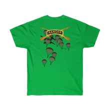 Load image into Gallery viewer, Unisex Ultra Cotton Tee - Airborne Ranger with Crest - Airborne Infantry - Mass Tactical Airborne Operation with Ranger Infantry Branch